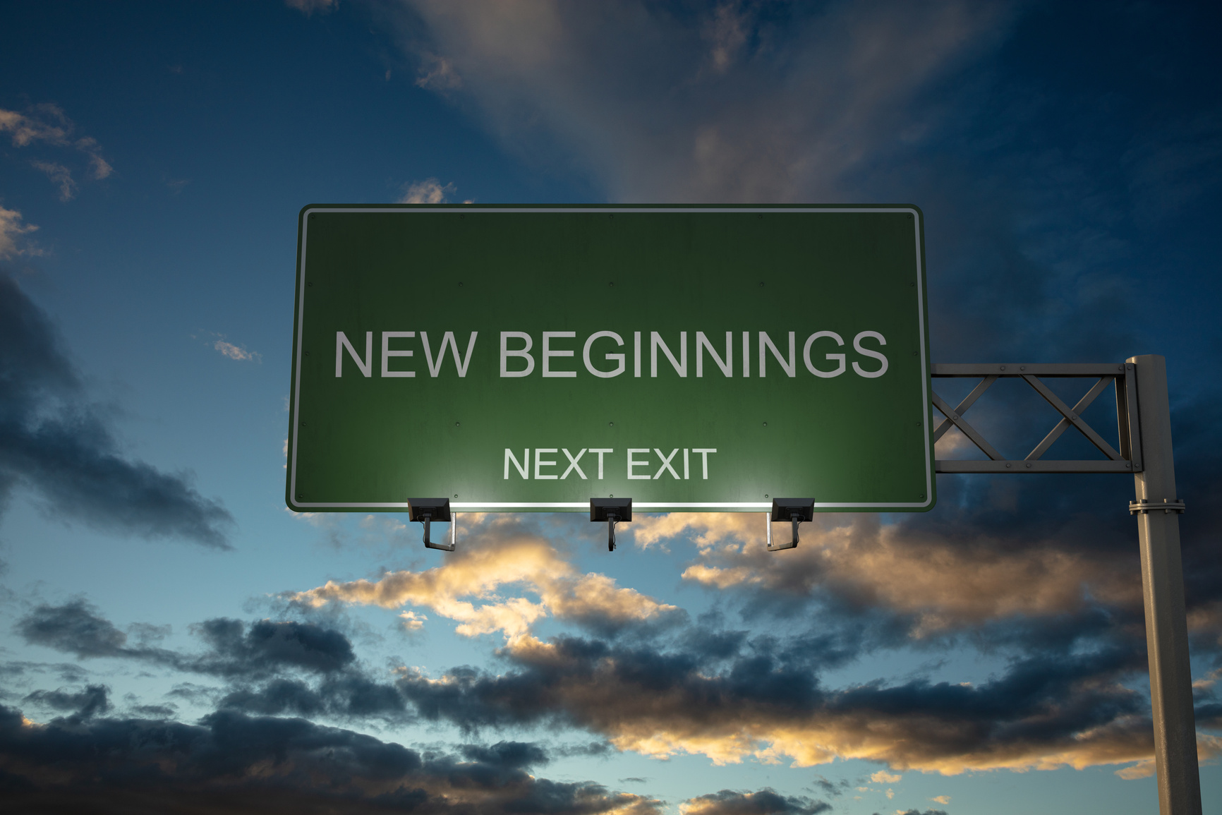 New Beginnings sign