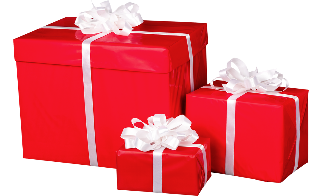 Red Wrapped Gifts